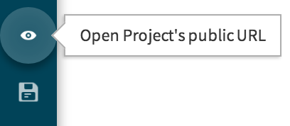 Photo with Public URL button